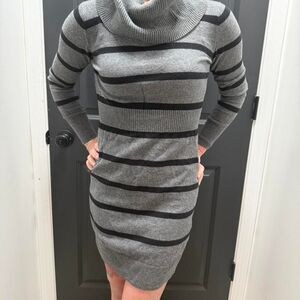 Old-navy Women's Grey and Black Dress